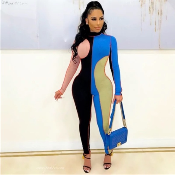 Color block jumpsuit - Picture 1 of 1